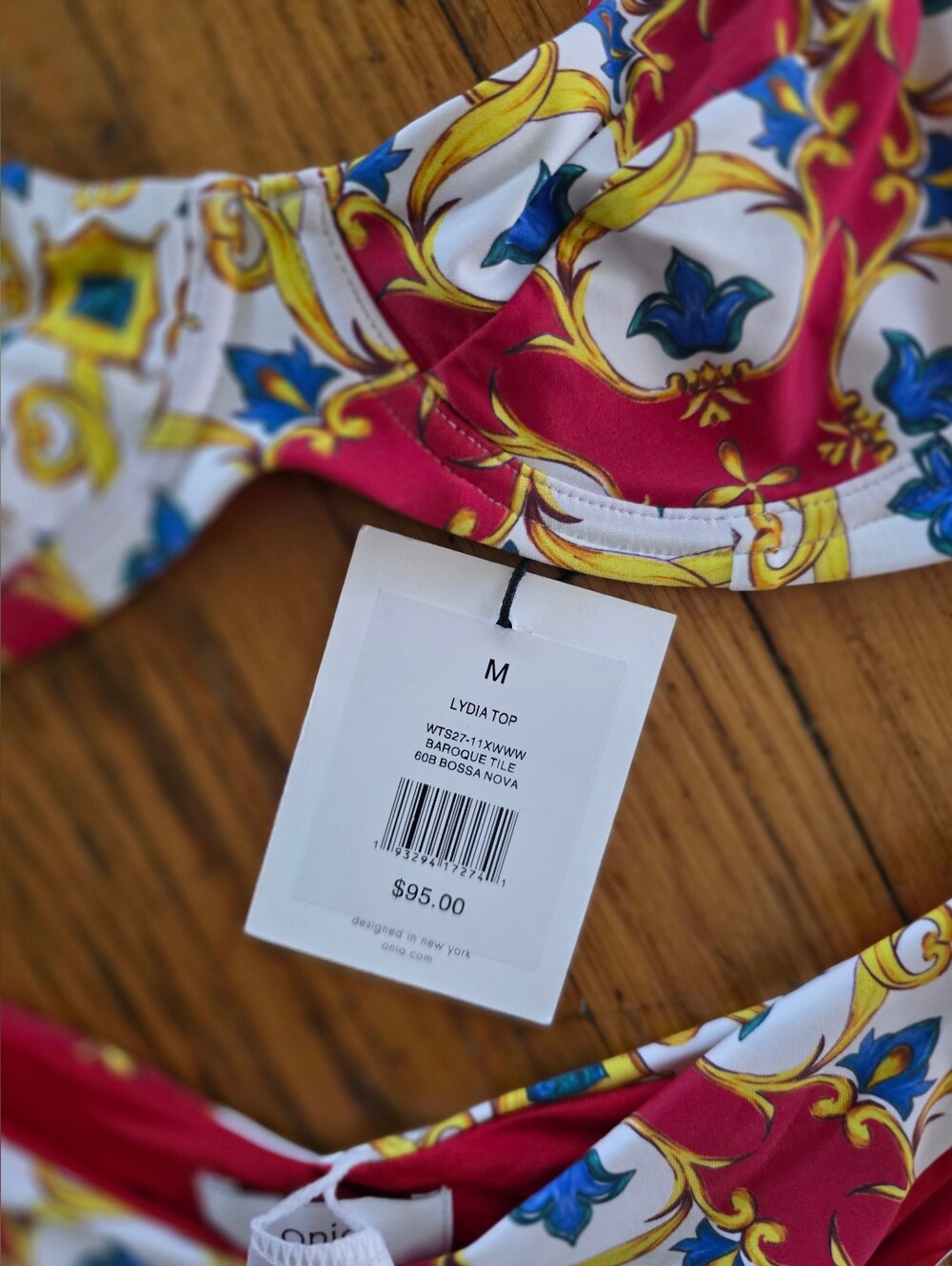 Onia Lydia Bikini New Baroque Tile - Picture 3 of 4